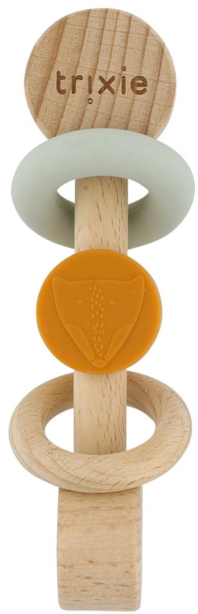 Trixie Silikonrassel aus Holz - Mr. Fuchs