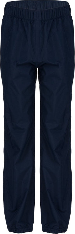 Agu go kids essential - regenbroek - kinderregenbroek - blauw - 128 - waterdicht en ademend poray 5000 - reflecterende prints - unisex