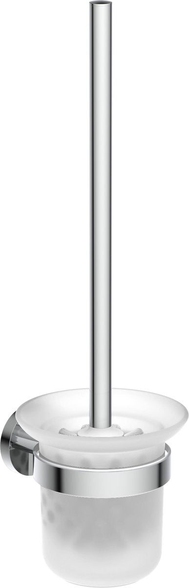 Schütte London Toilettenbürstengarnitur – Milchglas – Chrom