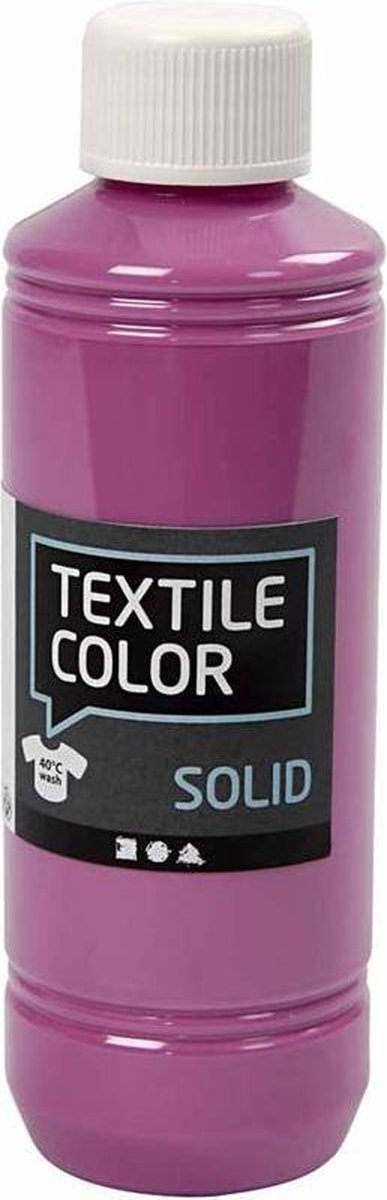 Kreativfirma Textilfarbe für Textilfarbe - Fuchsia, 250 ml