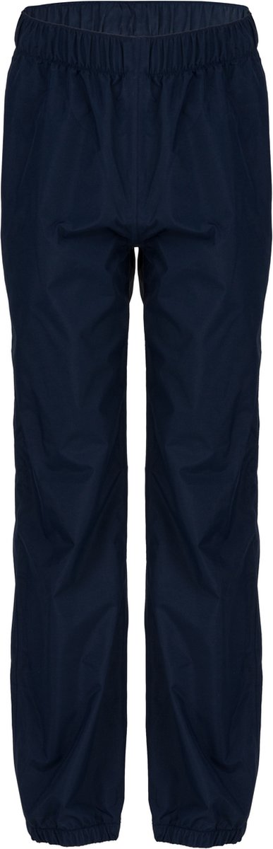 Agu essential - regenbroek - kinderregenbroek - blauw - 152 - unisex - wind en waterdicht poray 5000 - ademend - reflecterende prints