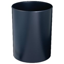HAN HAN HA-1818-F-13 Papierkorb, 20 Liter, schwer entflammbar, Schwarz