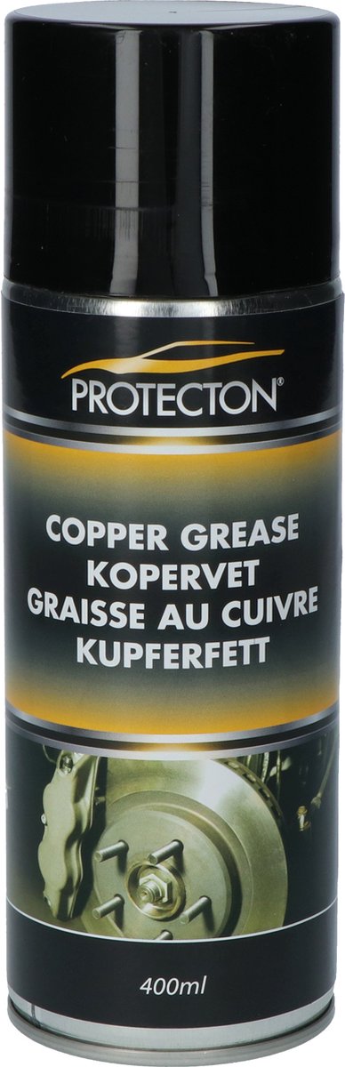 Protecton Kupferfett – verhindert Verschleiß und Verkleben von Schraubverbindungen – hohe thermische Stabilität – temperaturbeständig von – 40 °C bis + 1.100 °C – Korrosionsschutzwirkung – 400 ml