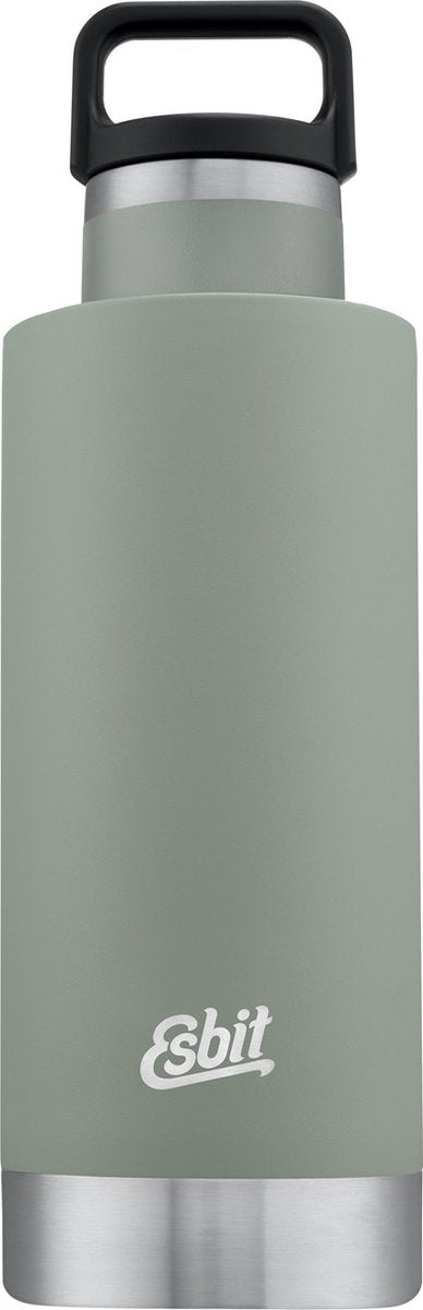 Esbit sculptor thermosfles - 750ml - steen grijs - lusdop - lekvrij