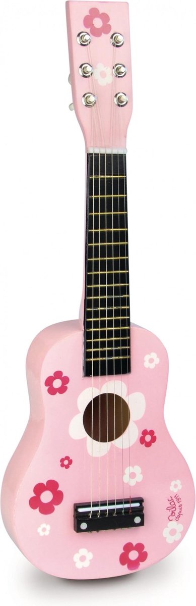 Vilac rosa Gitarre mit Blumen