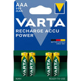 Varta Batterien AAA 4 Stück wiederaufladbar | 10 Stück