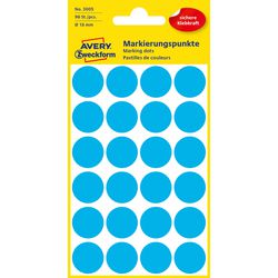 Markierungspunkte Avery 3005 blau 96 Stück