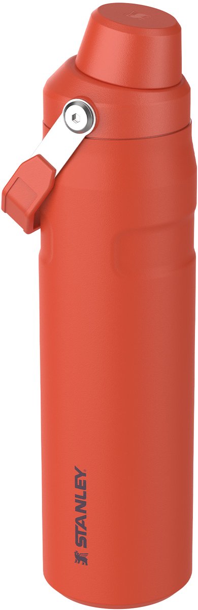 Stanley Aerolight Iceflow™ Wasserflasche mit schnellem Durchfluss, 0,6 l – hält 10 Stunden lang kalt – leichte, isolierte Trinkflasche – spülmaschinenfest – auslaufsicherer und schnell drehbarer Deckel – BPA-frei – Tigerlily Plum