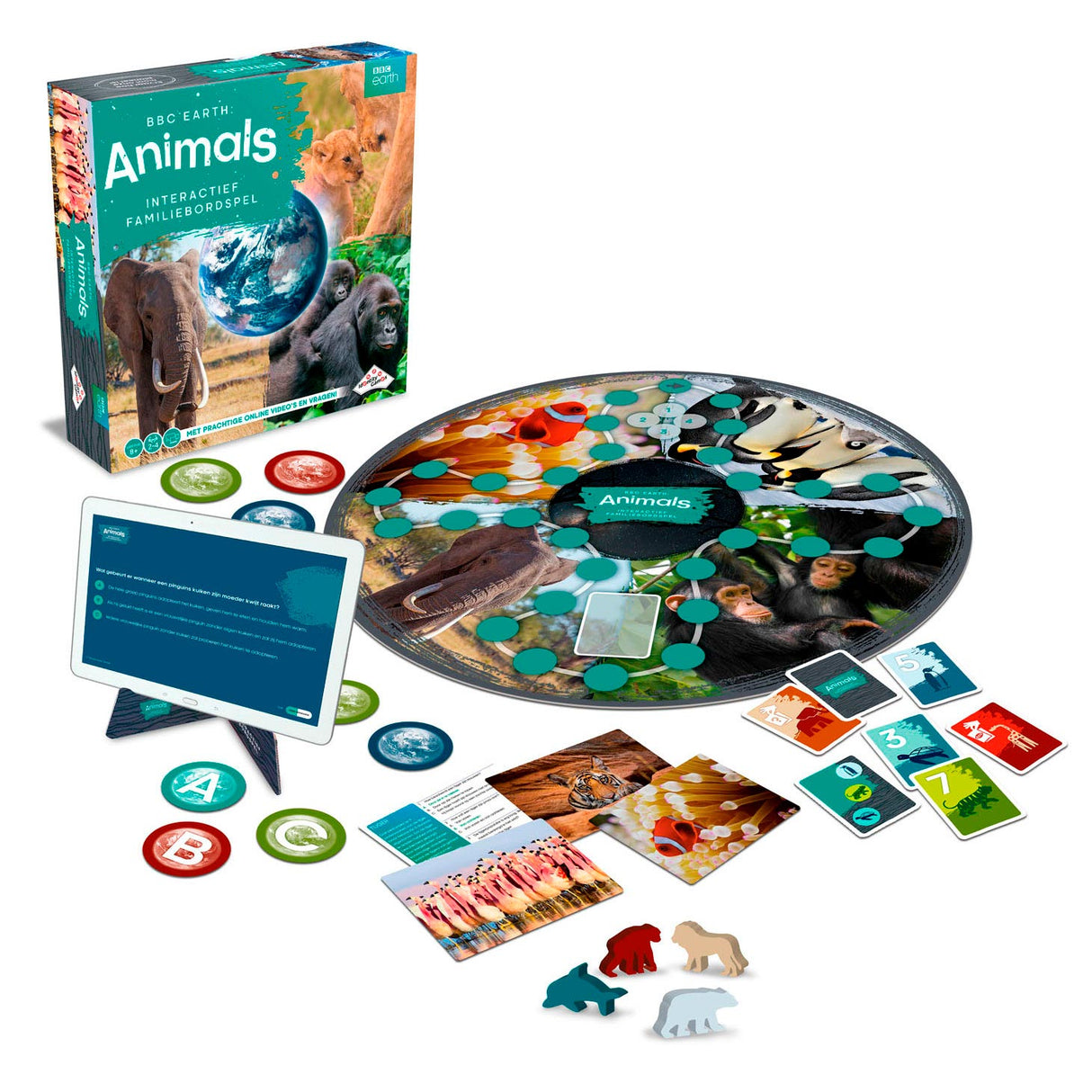 Identitätsspiele: BBC Earth Animals, interaktives Familienbrettspiel