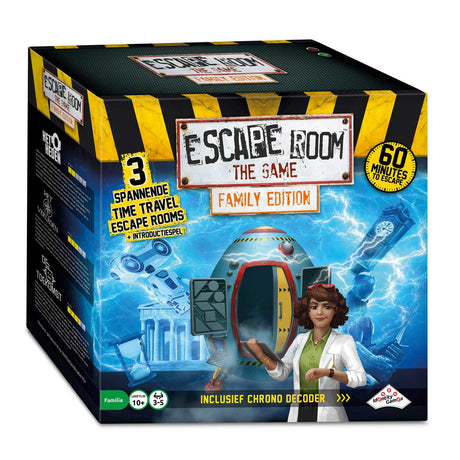 Identitätsspiele, Escape Room, das Spiel Zeitreisen – Familienausgabe – Denksportaufgabe – 3 spannende Abenteuer für die ganze Familie