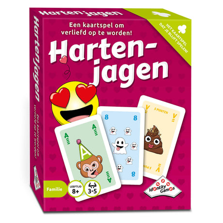 Identitätsspiele, herzjagendes Kartenspiel