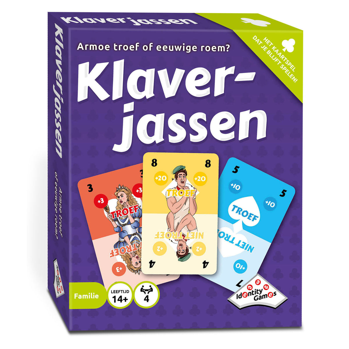 Identitätsspiele Klaverjacks Kartenspiel