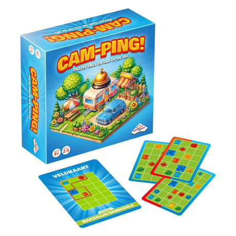 Identity games cam-ping - puzzel snel en sla op de bel!