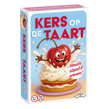 Identity games stapel- en balansspel kers op de taart - 4 spelers
