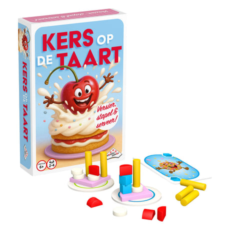 Identity games stapel- en balansspel kers op de taart - 4 spelers
