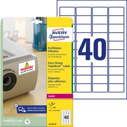Spezialetiketten avery l614020 800 Stück
