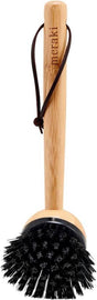 Meraki bamboe afwasborstel - keukenaccessoires - bamboe - 22x8cm