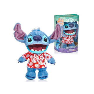 Disney Stitch Hawaiian Chatty Stitch Kuscheltier 30 cm + Sound