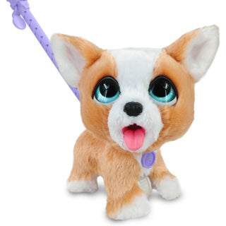 Spielen Sie einfach Furreal Poopalots Corgi Welpe – interaktives Plüschtier