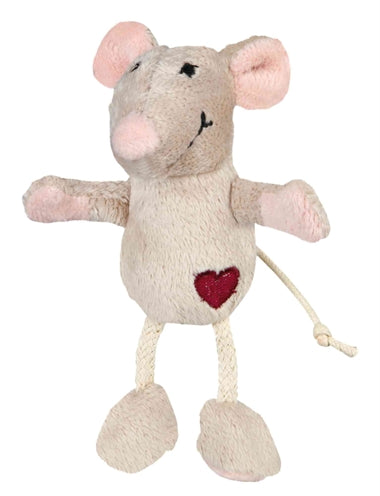Trixie Maus Plüsch beige