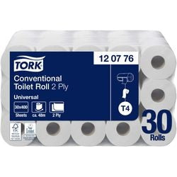 Toilettenpapier Tork universal weiß