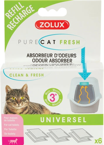 Zolux Clean Fresh Universalfilter-Katzentoilette