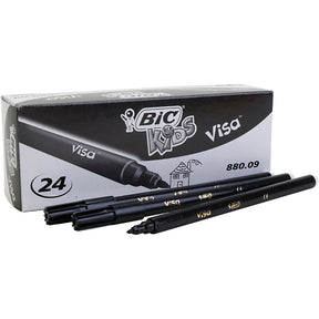Https: www.cchobby.nl bic-visa-fine-marker-line-thickness-0-7-mm-black-24-piece-1-box