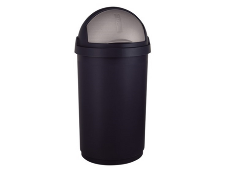 Curver Roll Bullet Bin 50l Schwarz Silber