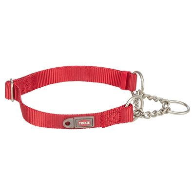 Trixie Hundehalsband Premium Halbschlupfhalsband rot