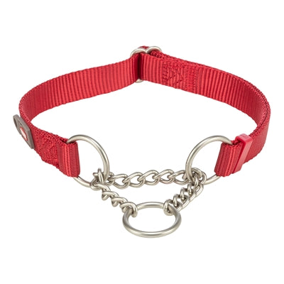 Trixie Hundehalsband Premium Halbschlupfhalsband rot