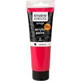 Creall Studio Acrylfarbe, deckend, Karminrot (12), 120 ml 1 Flasche