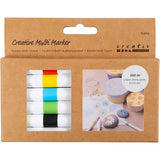 Creativ Company Kreativ-Multimarker, Strichstärke 4 mm, verschiedene Farben, 6 Stück 1 Box