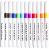 Creativ Company Kreativ-Multimarker, Strichstärke 4 mm, verschiedene Farben, 12 Stück 1 Box