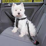 Trixie Hundegeschirr Auto inklusive Gurt schwarz