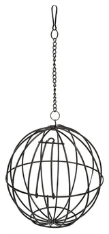 Trixie Futterball aus Metall schwarz