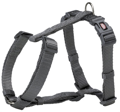 Trixie Hundegeschirr Premium H-Geschirr grau