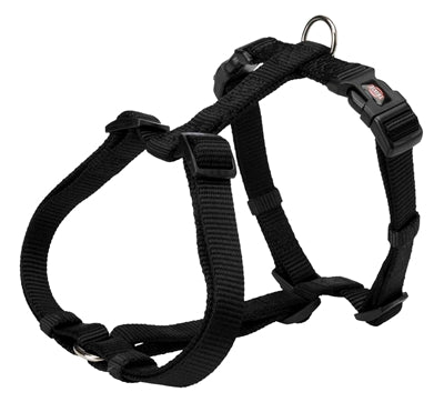 Trixie Hundegeschirr Premium H-Geschirr schwarz
