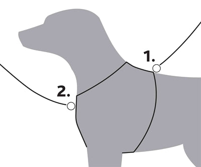 Trixie Hundegeschirr Premium Trekking fuchsiagrau
