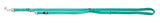 Trixie Dog -Leine Premium Doppel -stichigte verstellbare Ozeanblau