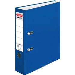 Ordner Herlitz Max.File Protect A4 80 mm blau 2-Ring 1 Stück