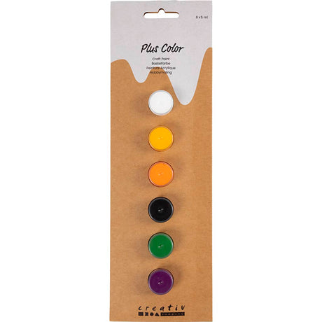 Creativ Company Plus Color Acrylfarbe Halloweenfarben – 6x5ml.
