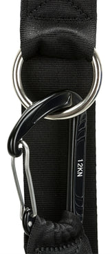 Trixie Universal-Autogürtelschlaufe mit Karabiner schwarz