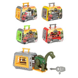 Welt der Dinosaurier bauen einen Dino mit Käfig