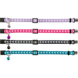 Trixie Halsband mit Katzenmotiv, elastisch, sortiert