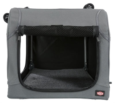 Trixie Soft Kennel Easy Travel Box grau