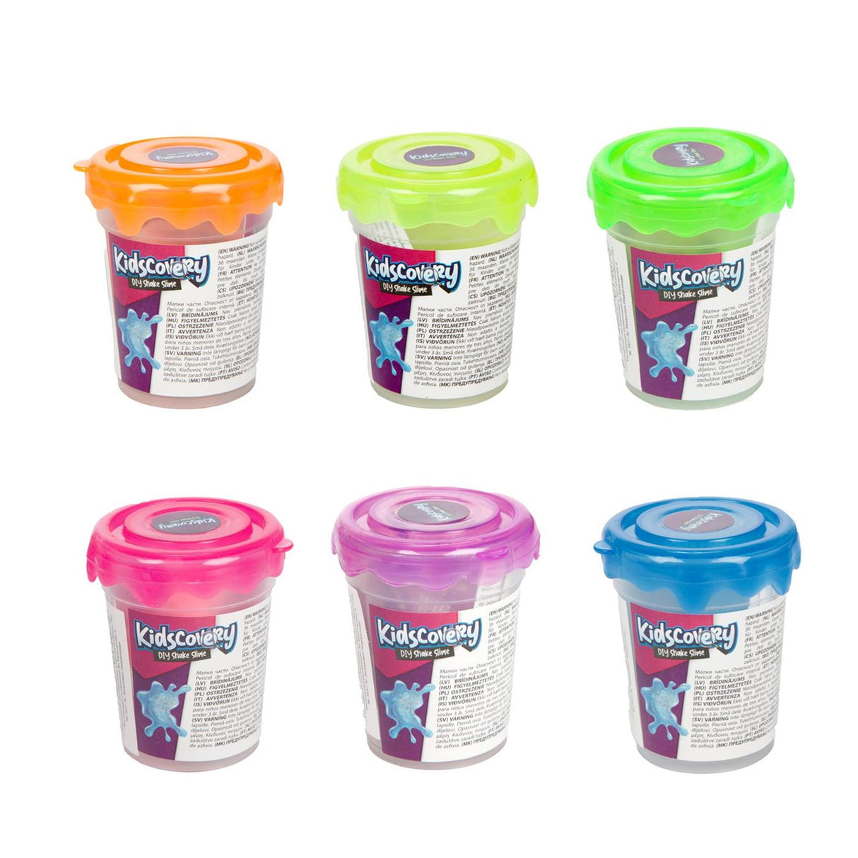 Kidscovery Science Slime Shake Konfetti 6 sortiert | 12 Stück