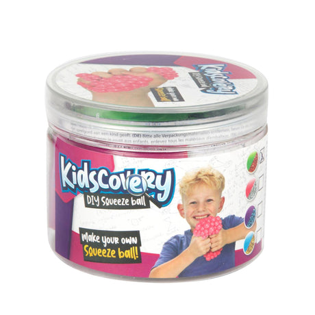Toi-toys Kidscovery stellt einen Quetschball in einem Netz her, 4-fach sortiert