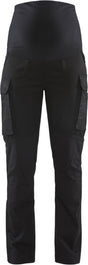 Blåkläder blaklader service zwangerschapsbroek met stretch 7101-1830 - zwart - l