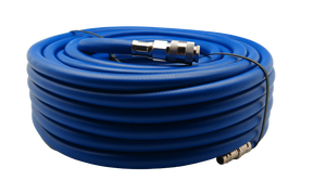 Adler pneumatisch draad 8mm*5m pcv blauw met connectoren