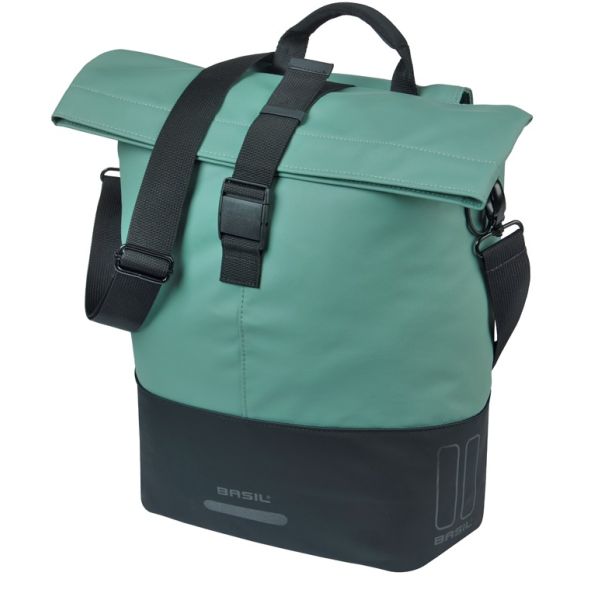 Basil b.v. Tasche Basil Cove Shopper grün schwarz | Mikrofonhaken | 16l